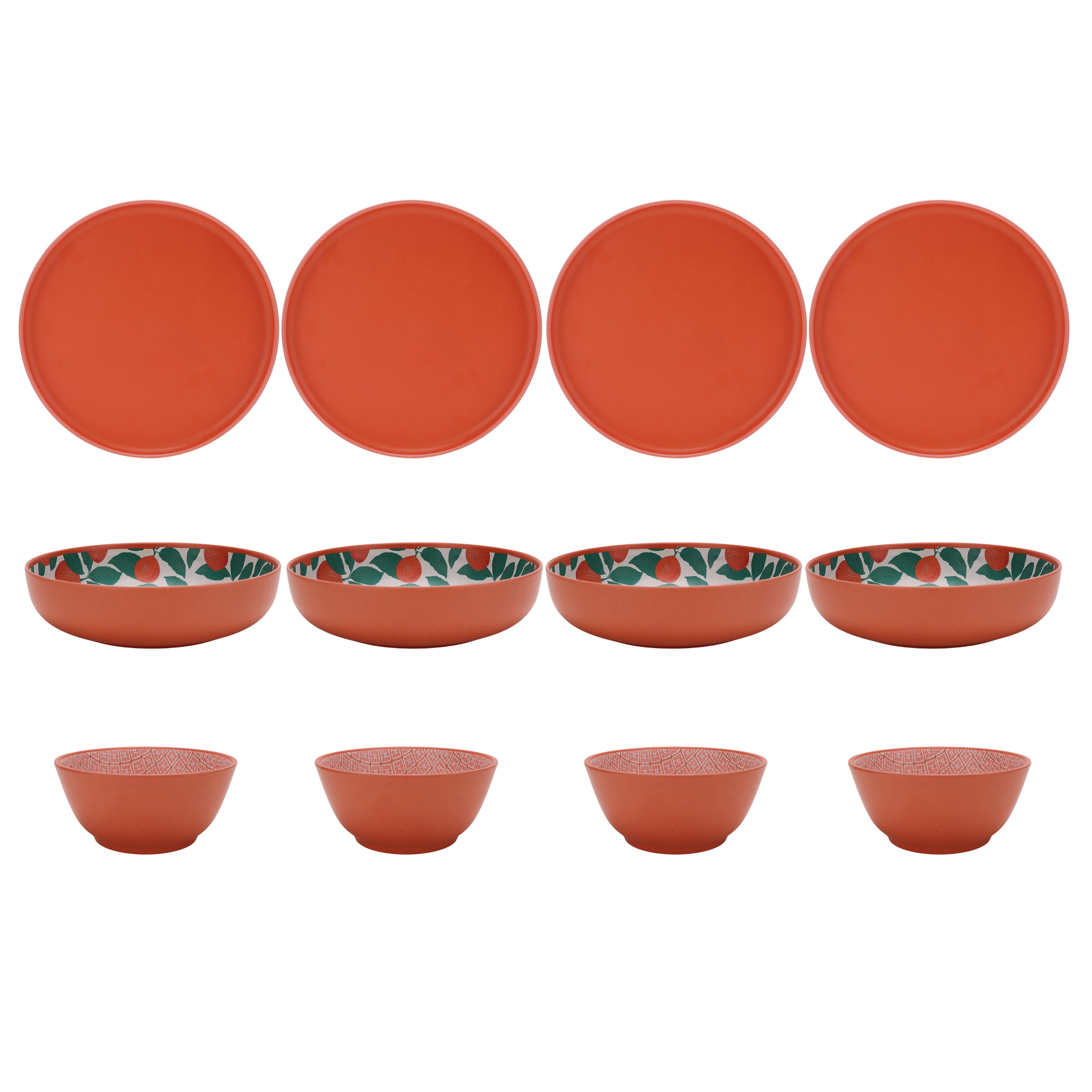 Mainstays by Becky G. & Alejandra Bamboo Melamine 12-Piece