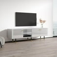 thumbnail image 2 of Cristal 03 TV Stand for TVs up to 80", Modern High Gloss 71" Entertainment Center, TV Media Console with Storage Cabinets, 2 of 5