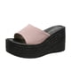 thumbnail image 1 of Amzcrzy Zapatos de mujer,Zapatos de mujer,Zapatillas de mujer, Sandalias de playa transpirables con tacón Matsu, suela gruesa y tacón inclinado para mujer Sandalias Mujer Zapatillas De Casa, 1 of 7