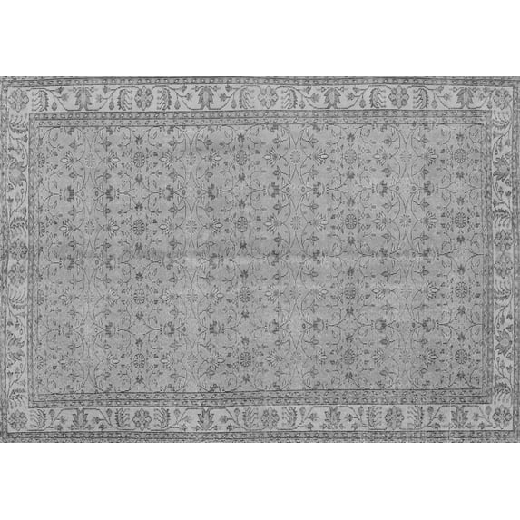 Ahgly Company Indoor Rectangle Persian Gray Bohemian Area Rugs, 7' x 10'