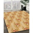 thumbnail image 3 of Ahgly Company Machine Washable Indoor Square Transitional Pumpkin Orange Area Rugs, 4' Square, 3 of 7