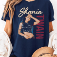 thumbnail image 3 of Unisex Shania Twain Tour 90s Graphic T-Shirt, Sizes S-5XL, Tbun, 3 of 3