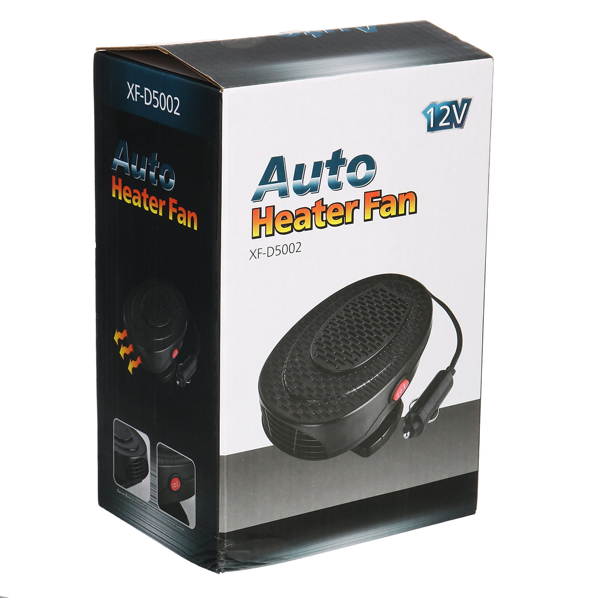 12V Car Vehicle Portable Ceramic Heater Heating Cooling Fan Defroster Demister 