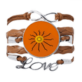 thumbnail image 1 of Ancient Egypt Scarab Art Pattern Bracelet Love Chain Rope Ornament Wristband, 1 of 3