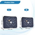 thumbnail image 4 of FORMRS 13-13.3 inch Laptop Sleeve Case Soft Carrying Quilted Computer Bag Cover, White Cat Planet, 4 of 7