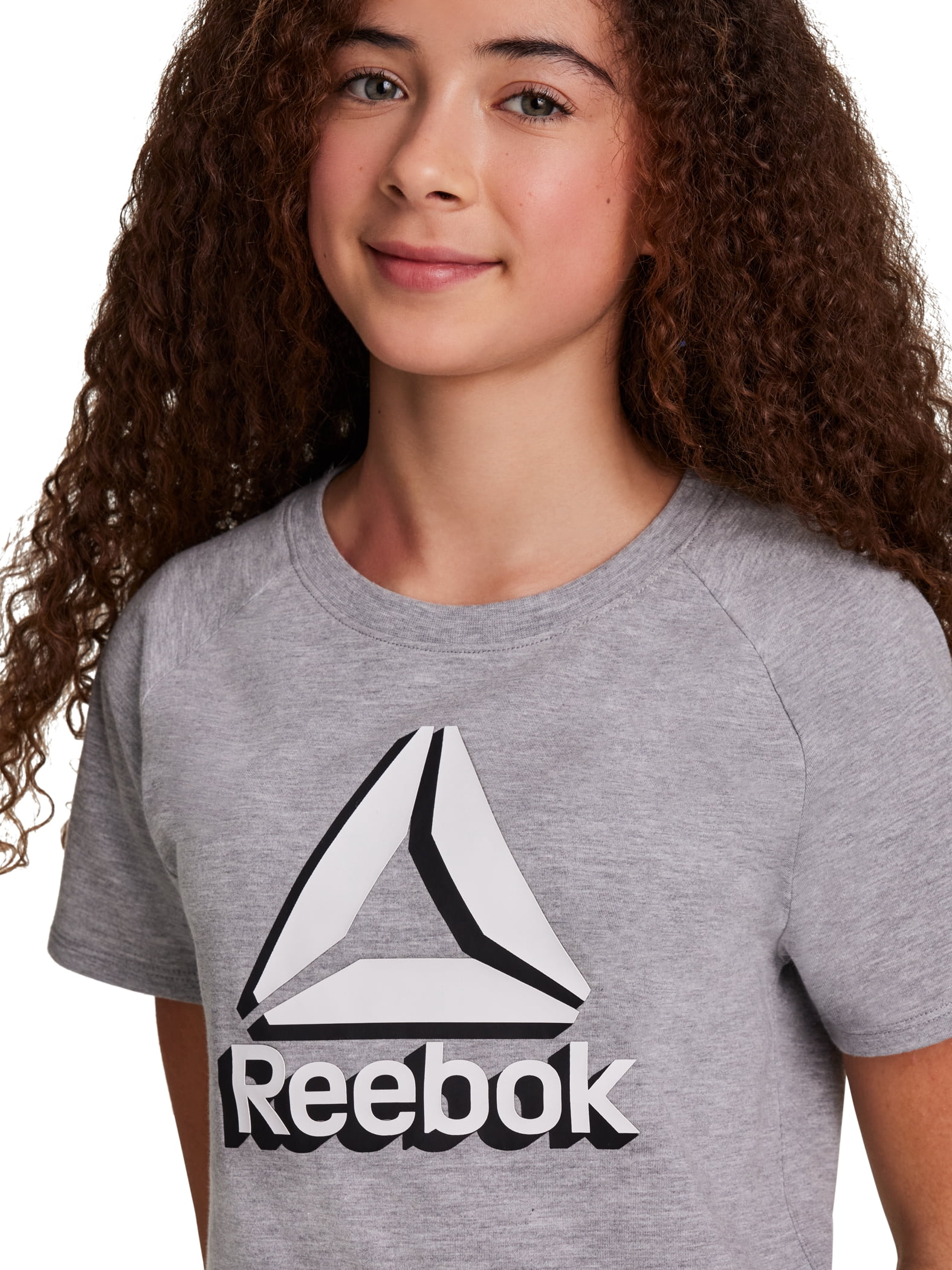 Reebok Girl's Athletic T-Shirt & Flutter Short, 2-Piece Set, Sizes 4-18