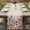 Light Beige, variant on Table Runner 90 Inches Long for Kitchen Dining, Spring Floral Dresser Scarf Farmhouse, Dining Table Decorations for Wedding/Parties, Pink Onion Dandelion Flowers Botanical 13 x 90 In