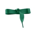 thumbnail image 4 of INSPIRE CHIC 1 Pair Colorful Ribbon Satin Silky Flat Wide Shoelaces Shoestrings for Sneakers Dark Green 140cm/55.12", 4 of 4