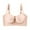 Beige, variant on Women's Deep Cup Bra Full Back Coverage Wirefree Push up Bra Plus Size C Cup