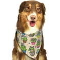 thumbnail image 6 of Goofa Cute Cartoon Cactus Printing Dog Bandana ,Cat Scarf Adjustable Bib Handkerchief Accessories for Dogs Cats,Pet scarf,Pet fashion, 6 of 6