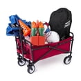 thumbnail image 6 of Seina Steel Collapsible Folding Outdoor Portable Utility Cart, Red (5 Pack), 6 of 12