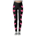thumbnail image 3 of MKLEKYY Leggings push up para mujer, con estampado floral, de cintura alta, para yoga y fitness, pantalones deportivos de realce 2, 3 of 4