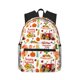 thumbnail image 1 of Fotbe Fall Farm Pumpkin Mochila Ligera Casual para Laptop para Hombres y Mujeres, Mochila Impermeable de Uso Diario, Mochila para Universidad, 1 of 6