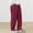 Red, variant on SNKSDGM Women's Plus Black Dress Pants Women Tall Linen Cargo Pants Women Jeans Green Unisex Solid Color Drawstring Track Pants Cozy Corduroy Straight Leg Loungewear