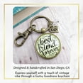 thumbnail image 4 of BFF Heart Gutsy Goodness Bronze Keychain Best Friends Forever Always Womens Gift Jewelry, 4 of 8