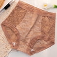 thumbnail image 2 of B91xZ String Thongs for Women Invisible Seamless Bikini Underwear Half Back Coverage Panties,XXL B, 2 of 3
