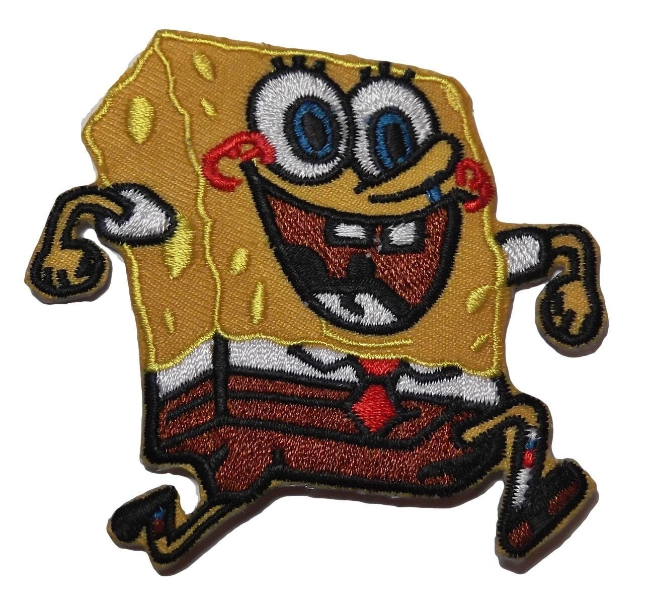 SpongeBob SquarePants Embroidered Patch Embroidery Patches Badge Iron Sew On