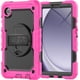 thumbnail image 1 of Funda para Samsung Galaxy Tab A9 8.7'' 2023 (SM-X110/X115/X117), Funda Protectora Resistente a Golpes con Protector de Pantalla, Soporte Giratorio de 360°, Correa para Mano/Hombro y Soporte para, 1 of 9