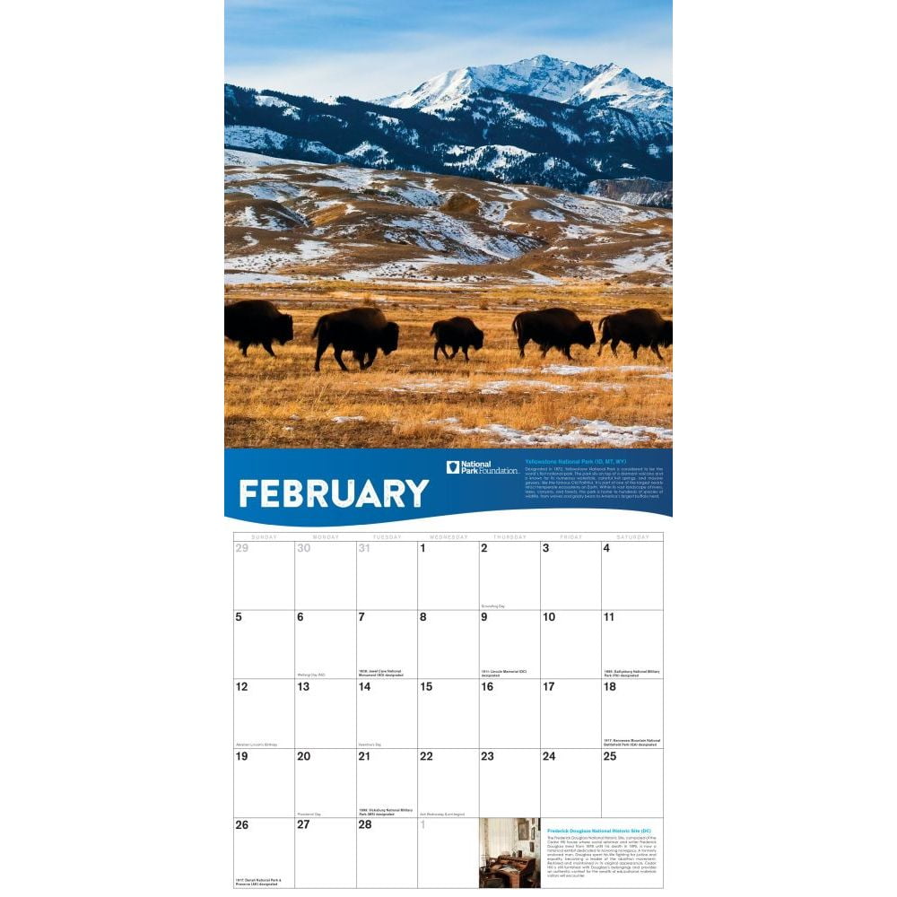2023 National Park Foundation Wall Calendar (Calendar) - Walmart.com