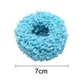 thumbnail image 6 of Eoperou Hair Band Fuzzy High Elasticity Thickened Soft Cozy Hair Accessories Solid Color Luminous Women Hair Tie Ponytail Holder for Work, 6 of 8