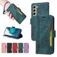 thumbnail image 1 of K-Lion Wallet Case for Samsung Galaxy S21 FE 6.4 inch,Shockproof Magnetic Clasp Folio Flip Kickstand ID Credit Card Slots Holder PU Leather Wallet Phone Cover with Wrist Strap,Green, 1 of 15
