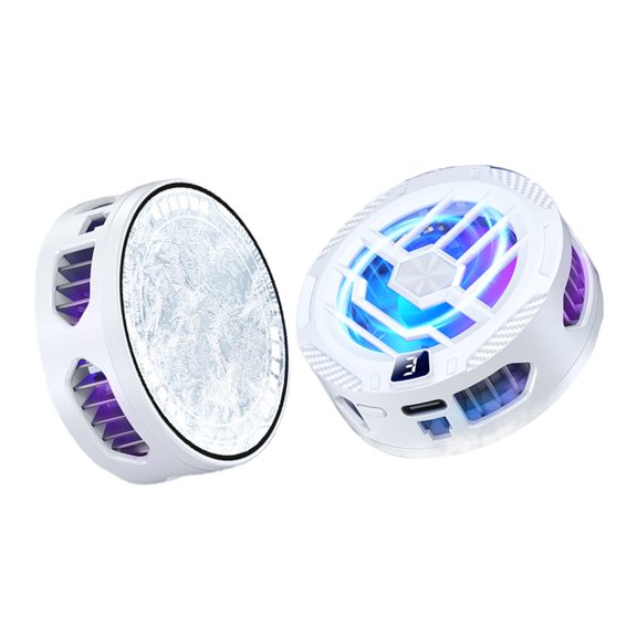 Sinyiin Phone Coolers for Gamings, Universal Phone Cooling Fan with LED Light ,Mobile Phone Radiator for Phone