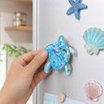 thumbnail image 6 of Clearance! Cute Fridge Magnets - Crushed Ice Turtle Liquid Filled, Ocean Series Decor for Kitchen Whiteboard and Locker, Funny Gift, 6 of 6