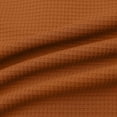 thumbnail image 6 of LNZGNM Mens Oversized Hoodie Waffle Solid Color Big and Tall Sweatshirt 1/4 Zip Long Sleeve Drawstring Shirts with Pockets Casual Outdoor Tops,Saffron 5XL, 6 of 7
