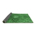 thumbnail image 2 of Ahgly Company Indoor Square Persian Emerald Green Traditional Area Rugs, 5' Square, 2 of 4
