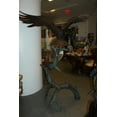 thumbnail image 2 of Nifao Large Eagle standing on tree with his fish prey Bronze Statue – Garden Outdoor Decor Sculpture, 60"L x 40"W x 75"H, 2 of 12