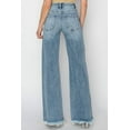 thumbnail image 2 of Risen Jeans - Mid-Rise Button Down Wide Leg Jeans with Distressed Hem (32 1/2" Inseam) - RDP5412HD, 2 of 9