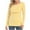 Yellow, variant on Diufon Women's Maternity Nursing Top Striped Long Sleeve Crewneck Shirts Breastfeeding Postpartum Basic Blouse