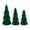Green, variant on DAMAI 3 Pcs Green Velvet Christmas Trees Green Modern Cone Tabletop Trees, Modern Velvet Cone Christmas Tree Figurine Decor for Xmas Winter Holiday Entryway Table Mantel Centerpiece Decor