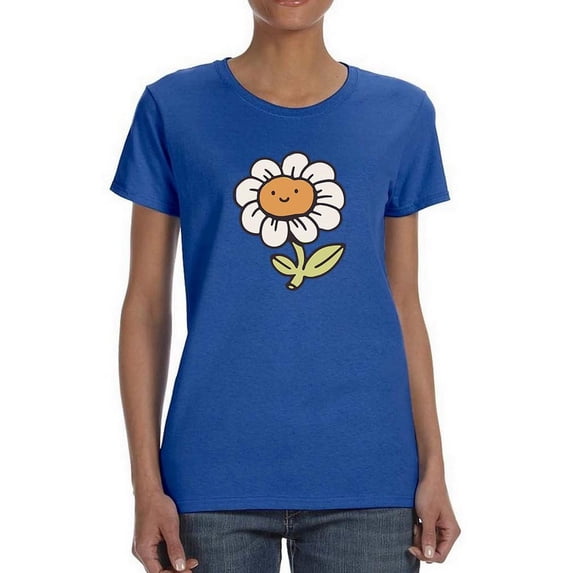 Cute Daisy Buddy T-Shirt Women -Smartprints Designs, Female 3X-Large