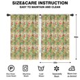 thumbnail image 2 of Pioneer Flower Floral Print Pattern Teens Curtains,Teens Insulated Curtains Set Of 2,Bedroom Essentials,Toddler Room Decor 42"x63", 2 of 5