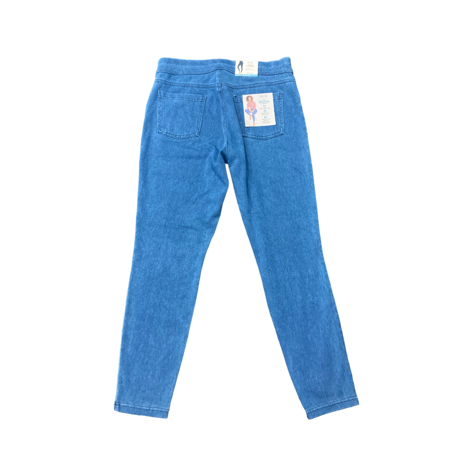 Utopia By HUE High Rise Comfort Waistband Full Length Denim