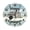 FFclock009, variant on ZXCXRQFa It's Five O'clock Somewhere Wall Clock Battery Operated Non Ticking Silent Analog Rustic Farmhouse Round Clock Wood Decor for Home Kitchen Living Room Bathroom