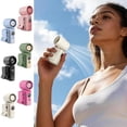 thumbnail image 1 of MTBLYS Portable Mini Fan Hands-Free Clip on Rechargeable 4 Wind Led Display Pocket Size Summer Travel Cooling, 1 of 7