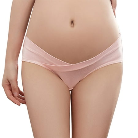 

Booker Pregnant Women s Underwear Pure Cotton After Pregnancy Low Waist Abdomen Support Seamless Thin Summer Large Size