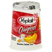 Yoplait Fat Free Original Banana Creme Yogurt, 6 Oz.