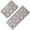 Red Gray, variant on Paco Printed Kitchen Runner Mat 47" x 20" - Red & Gray Tile Design - Stylish & Durable - Ideal for Homeowners & Renters - Non Slip & Comfort Floor Mat