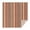 Brown Geometric Striped-2, variant on Brown Geometric Striped Pattern Square Tablecloth,Waterproof Square Table Cover,Wipeable Spillproof Washable Table Cover for Home Kitchen Party Decor 42"X42"(107x107cm)