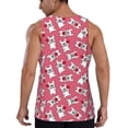 thumbnail image 3 of Gaeub French Bulldog Men's Athletic Tank Top, Workout Sleeveless Shirts, Running Tank Tops for Gym, Running, Training - X-Large, 3 of 9