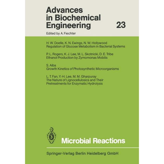 Advances in Biochemical Engineering &amp Microbial Reactions, Book 23, (Paperback)