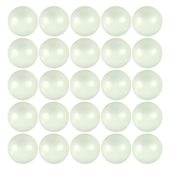 witspace Luminous Solar Stone Beads Grow in the Dark Growing Loose Bead 8mm 25PCS Mixed Hole DIY Charm Smooth Beads for Bracelet Necklace Earrings Jewelry Making Decoration