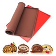 thumbnail image 4 of Molde de silicona para rollo de gelatina, bandeja antiadherente para hornear, tapete para repostería (1 paquete, rojo) JM, 4 of 4