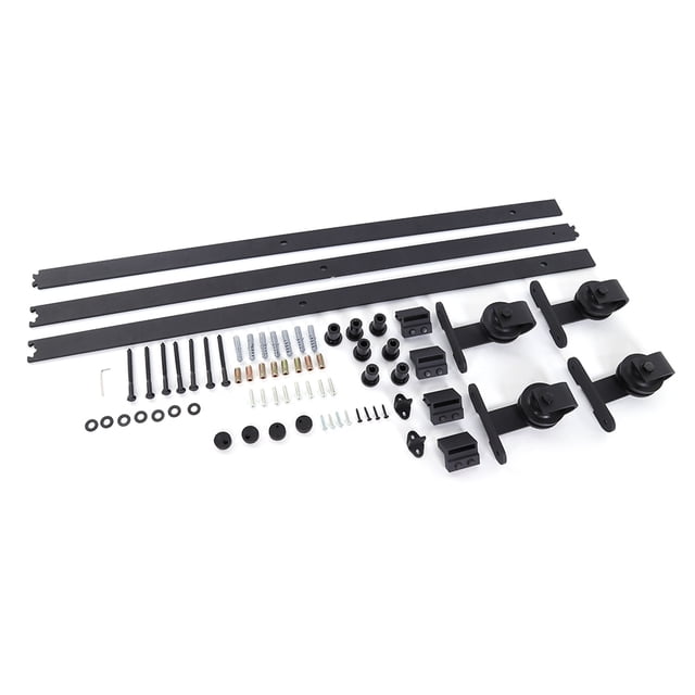 Sliding Door Hardware,3m T-shaped Curved Sliding Closet Door Hardware Wood Door Hardware Optimal Efficiency