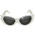 thumbnail image 4 of OWL Cat Eye Ladies Sunglasses Winged Frame Retro Vintage Glasses for Women, 4 of 6
