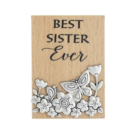 Ganz Best Sister Ever Magnet Plaque #ER62284 (Best Magnets For Generating Electricity)