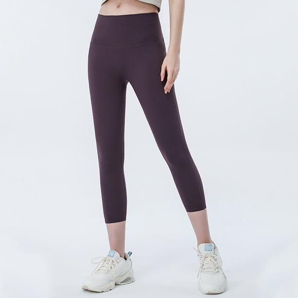 Pantalones de yoga sin vergüenza para niños, de cintura alta, ajustados, sin costuras, con bolsillo, para levantar la cadera, ropa exterior deportiva, pantalones cortos de fitness